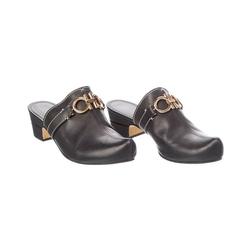 Ferragamo Leather Mule